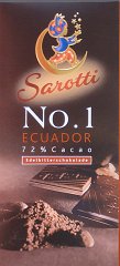 Sarotti No 1 Ecuador 72 Cacao